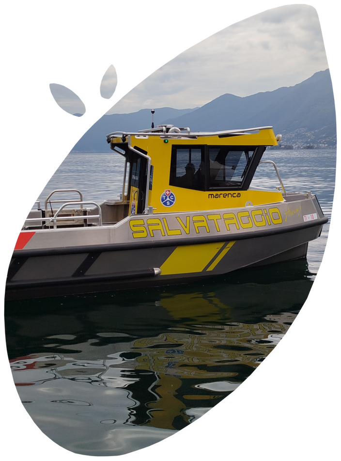 barca salvataggio ascona barca subascona